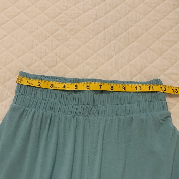 FREE PEOPLE BEACH Ali pants pockets super soft elastic waistband blue size XS - Picture 9 of 13